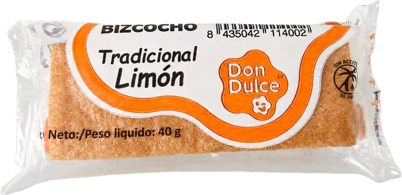 Bizcochos Individuales Tradicional Limón