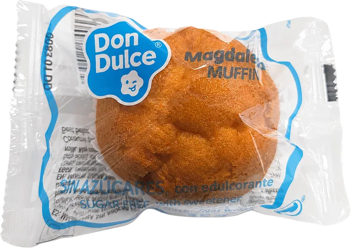 0% Sugar Muffins, packaging